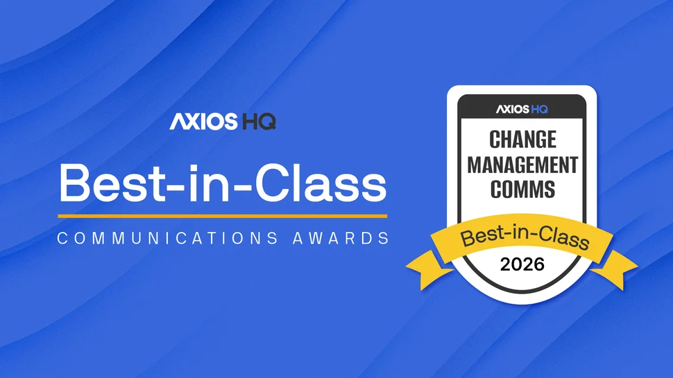 Change Management Comms — Best-in-Class 2026