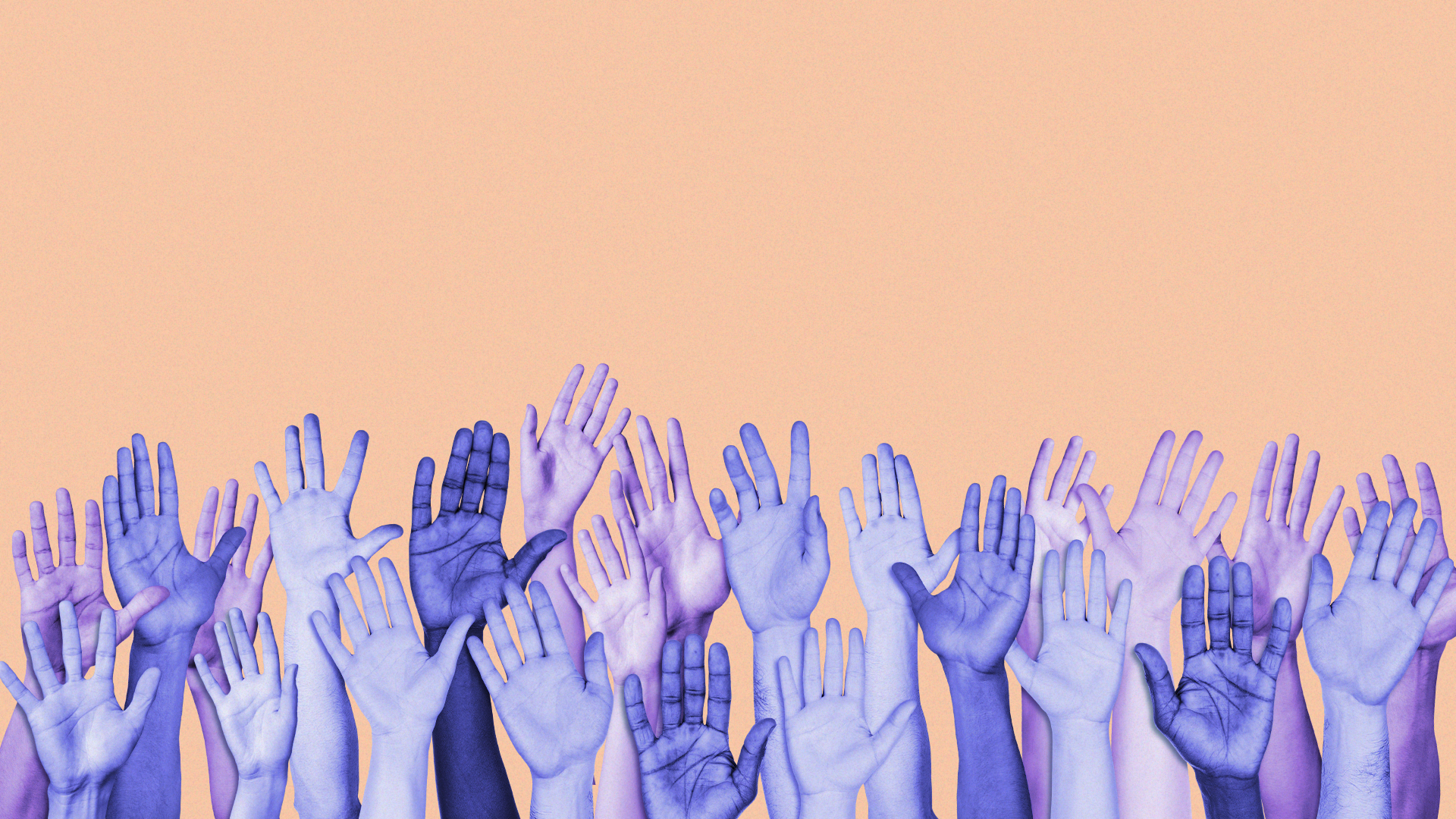 hands raised