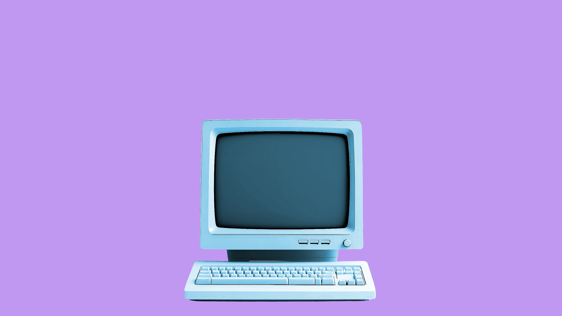 a computer with 1s and 0s flying into it